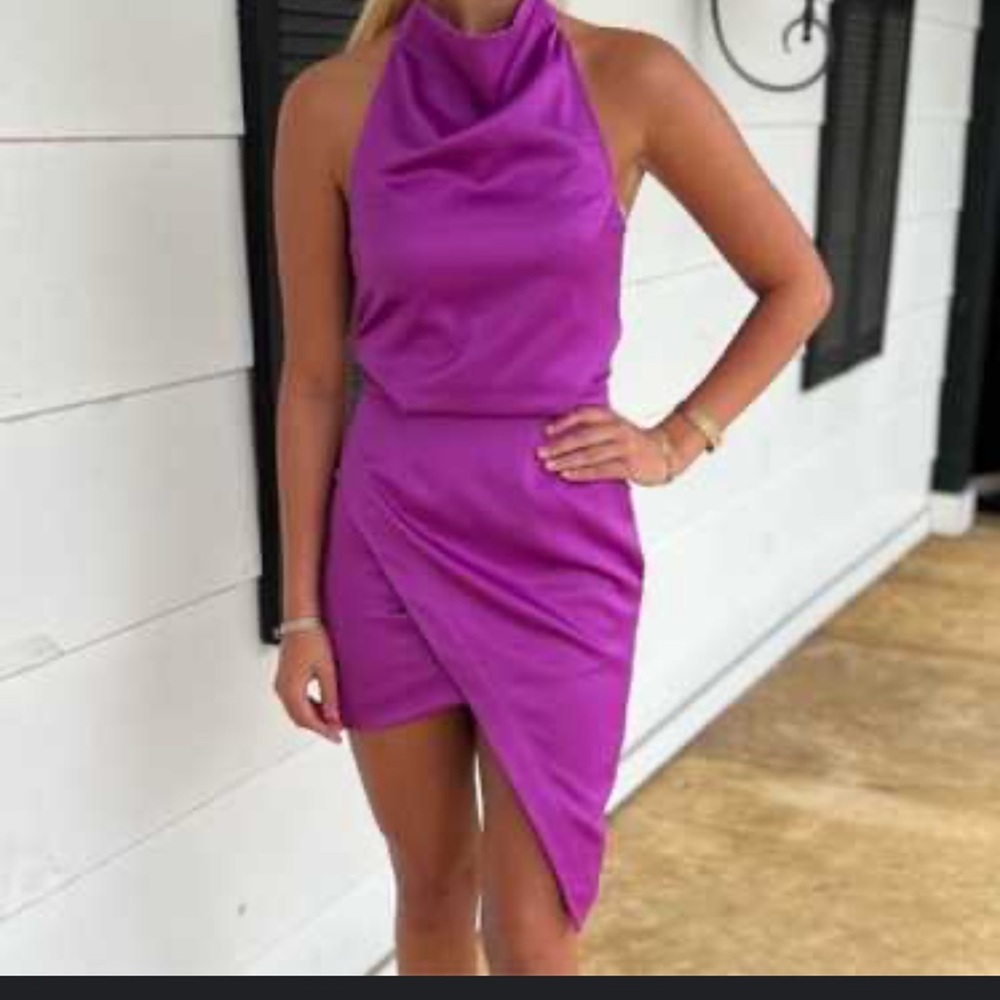 Elliat Elegant Purple Women's Dress